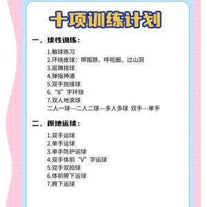 篮球传奇推荐的训练计划:哪里能找到并如何高效执行?